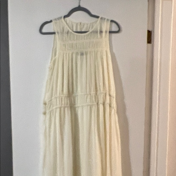 a new day Dresses & Skirts - A New Day Elegant Cream Midi Dress